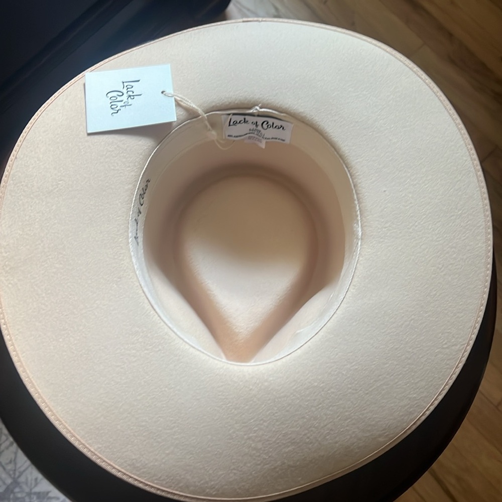 Lack Of Color Cream Wide-Brimmed Hat - Picture 7 of 10